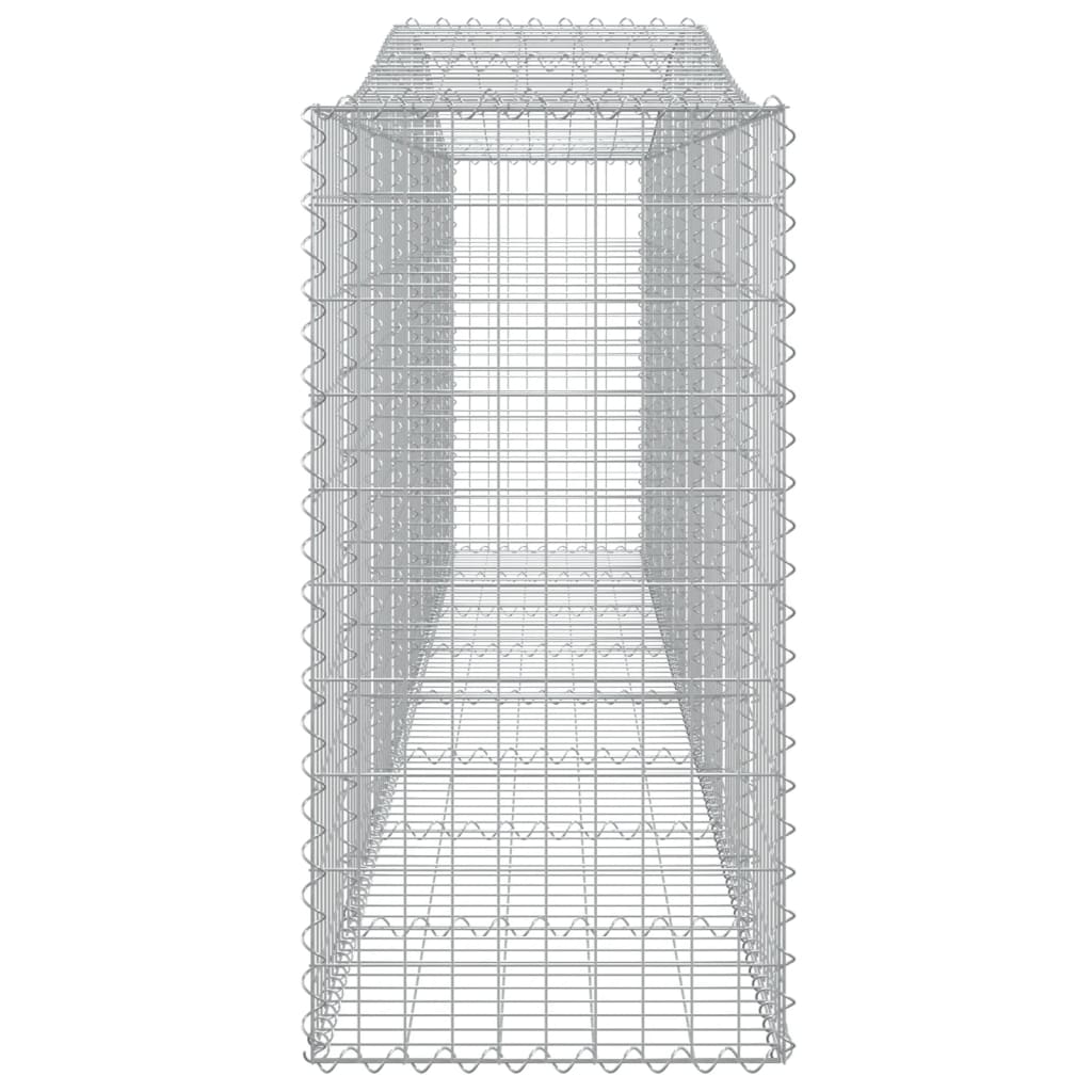 Lučne gabionske košare 5 kom 400x50x100/120cm pocinčano željezo