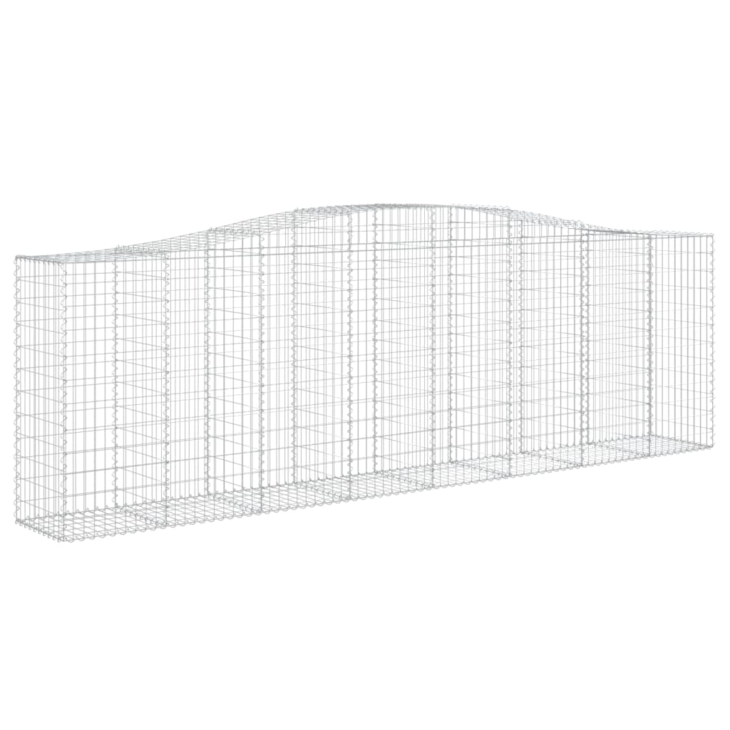 Lučne gabionske košare 3 kom 400x50x120/140cm pocinčano željezo