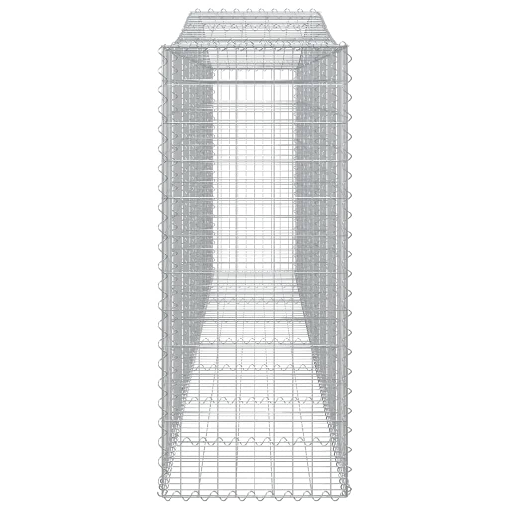 Lučne gabionske košare 3 kom 400x50x120/140cm pocinčano željezo