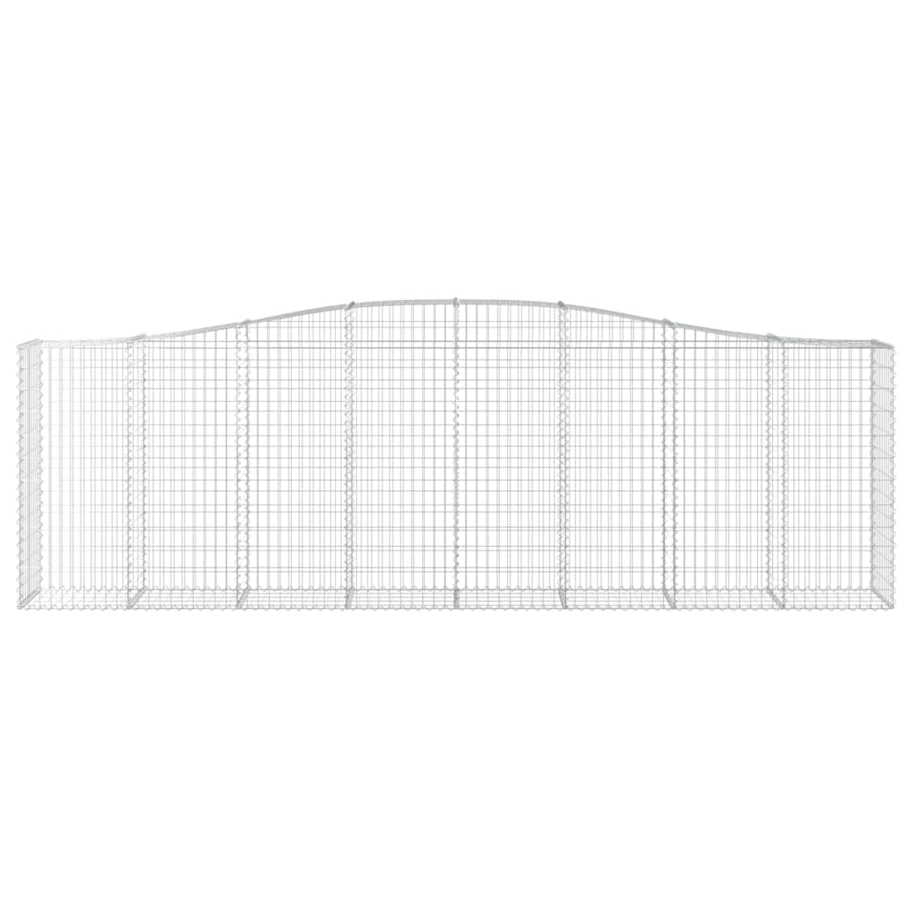 Lučne gabionske košare 6 kom 400x50x120/140cm pocinčano željezo