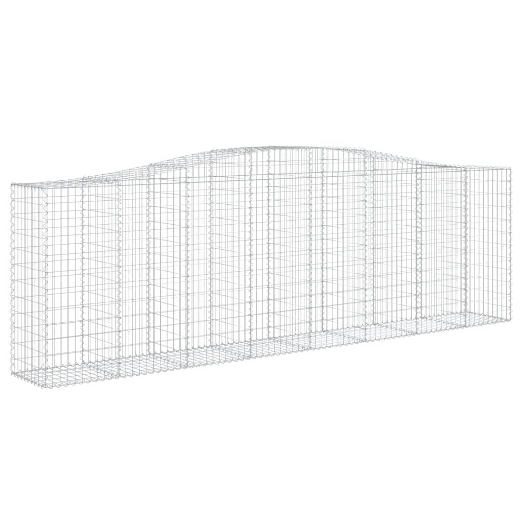 Lučne gabionske košare 20kom 400x50x120/140cm pocinčano željezo