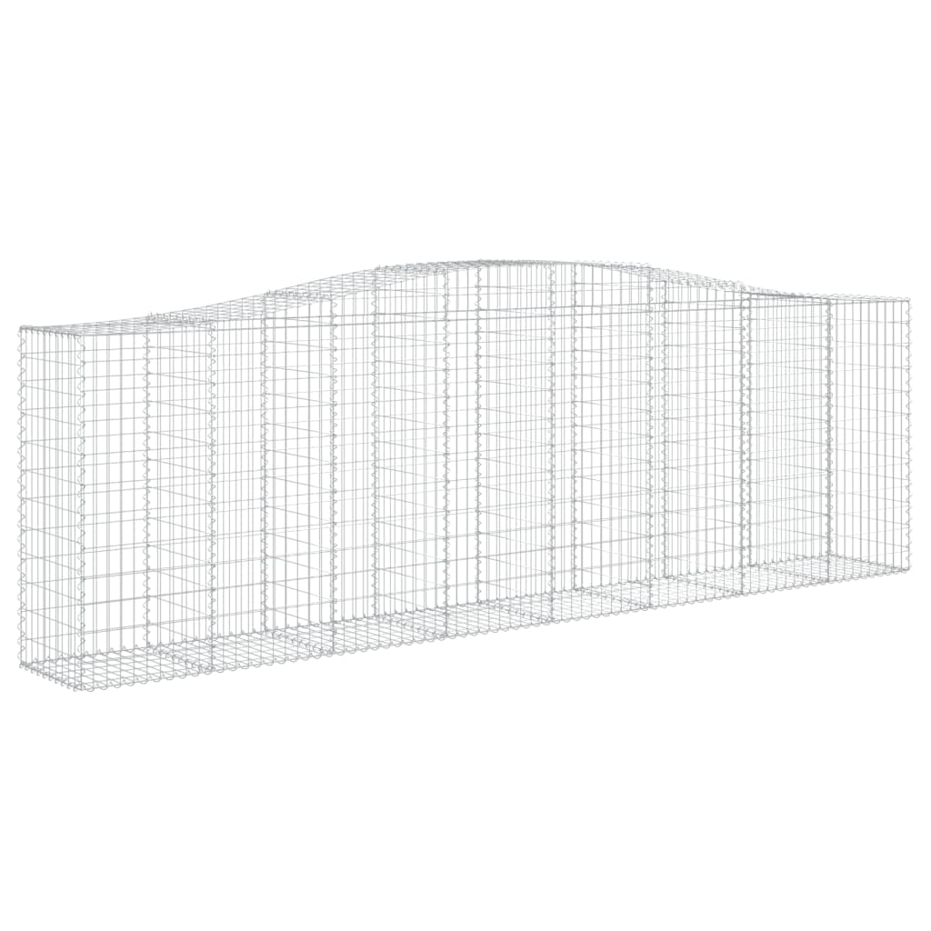 Lučne gabionske košare 25kom 400x50x120/140cm pocinčano željezo