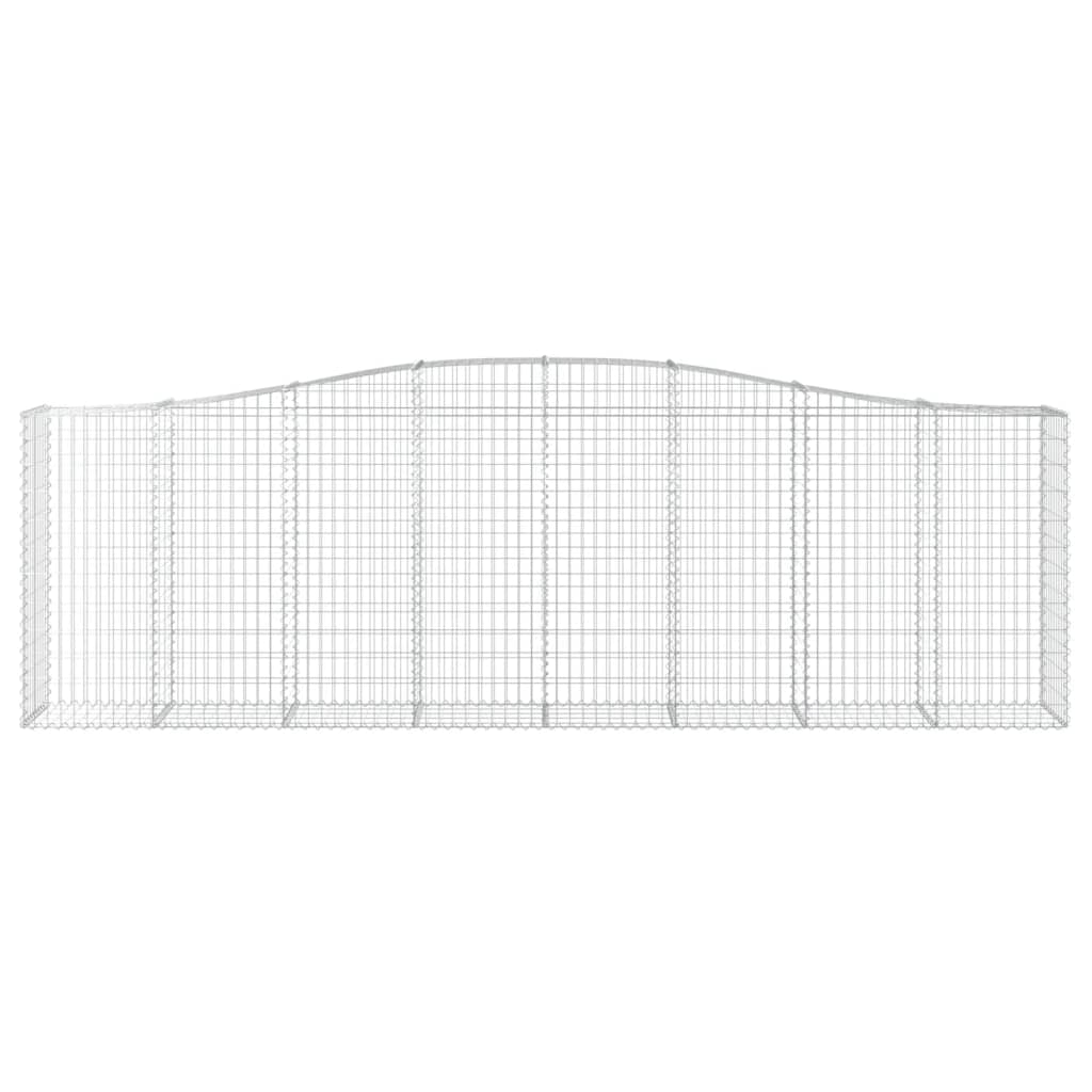 Lučne gabionske košare 25kom 400x50x120/140cm pocinčano željezo