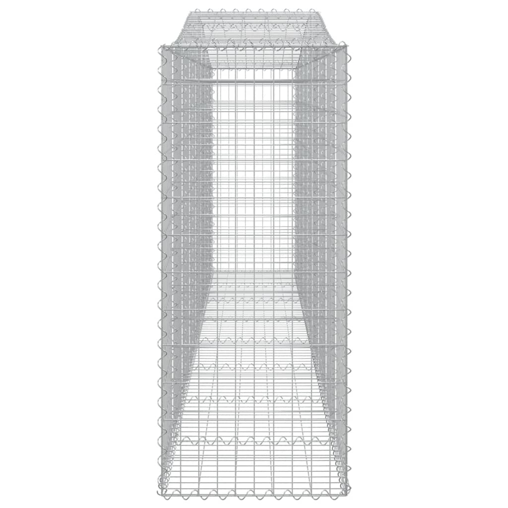 Lučne gabionske košare 25kom 400x50x120/140cm pocinčano željezo