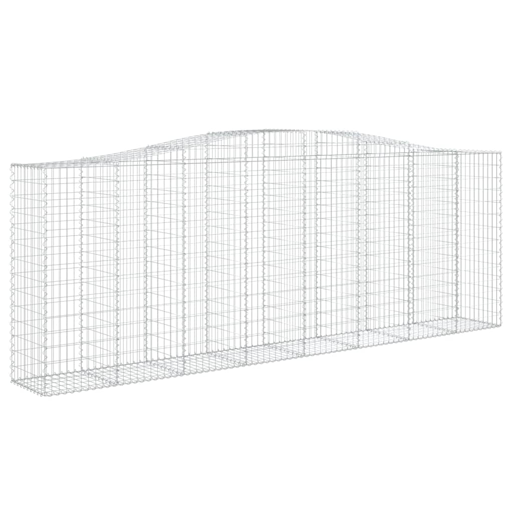 Lučne gabionske košare 20 kom 400 x 50 x 140/160 cm željezne