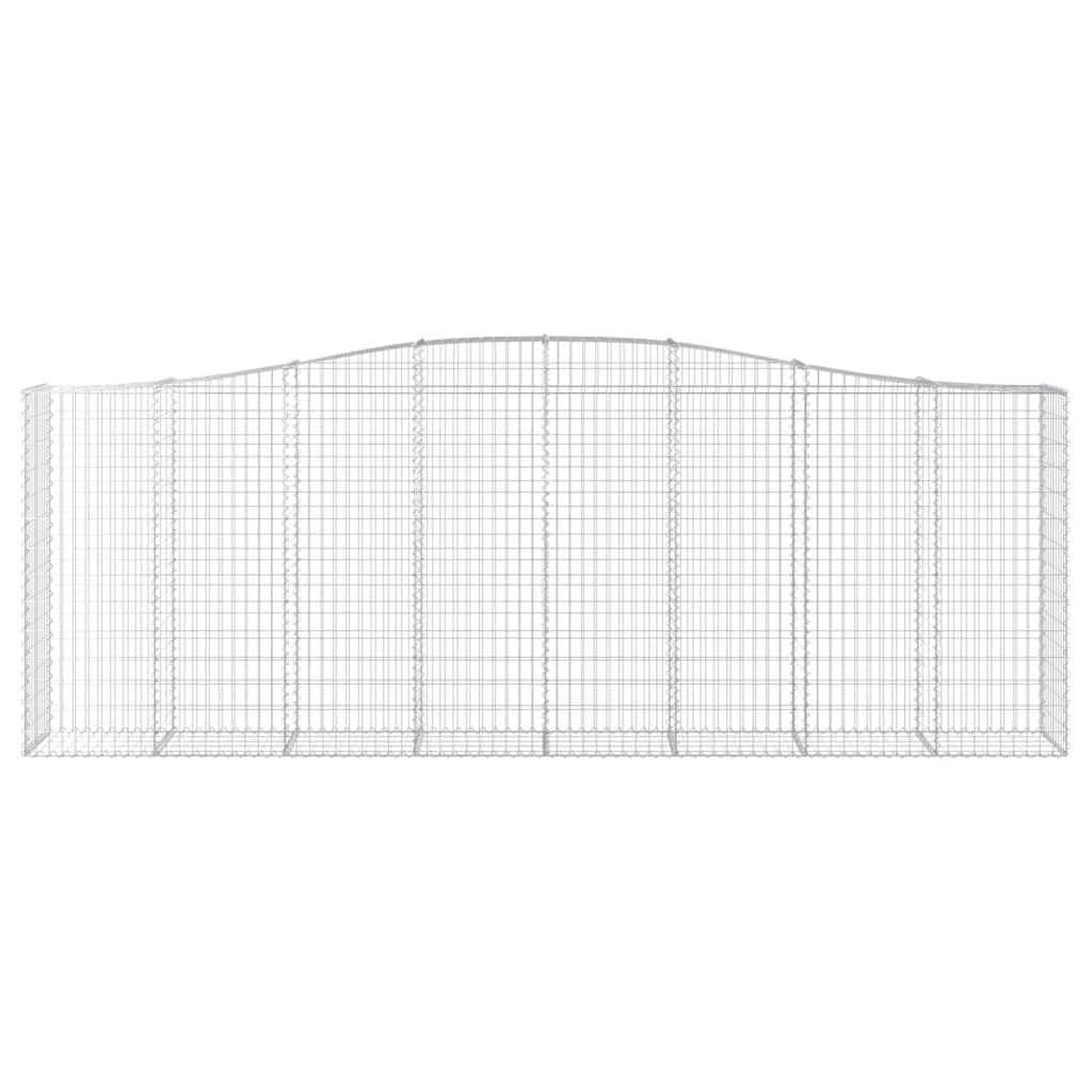 Lučne gabionske košare 20 kom 400 x 50 x 140/160 cm željezne