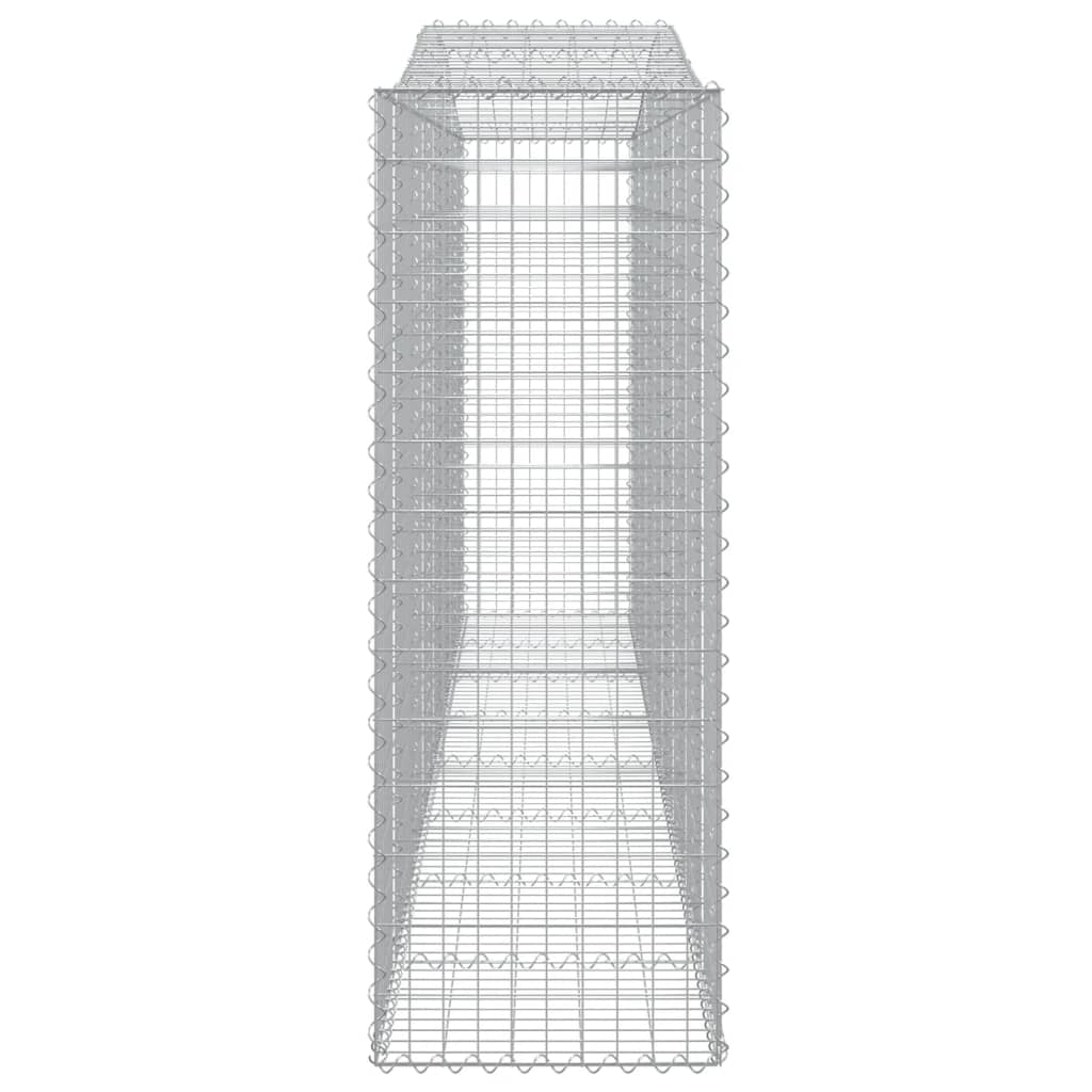 Lučne gabionske košare 20 kom 400 x 50 x 140/160 cm željezne