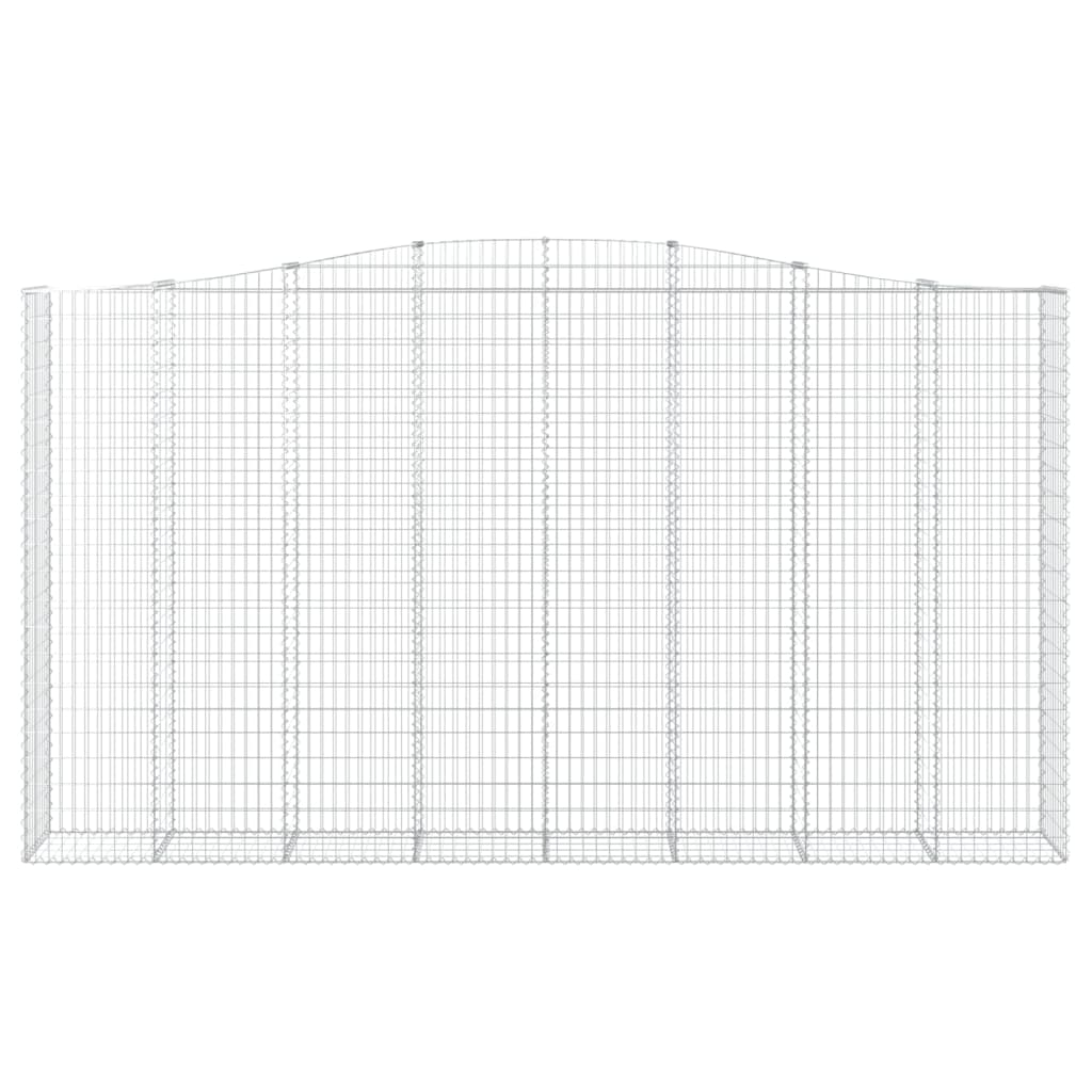 Lučne gabionske košare 3 kom 400x50x220/240cm pocinčano željezo
