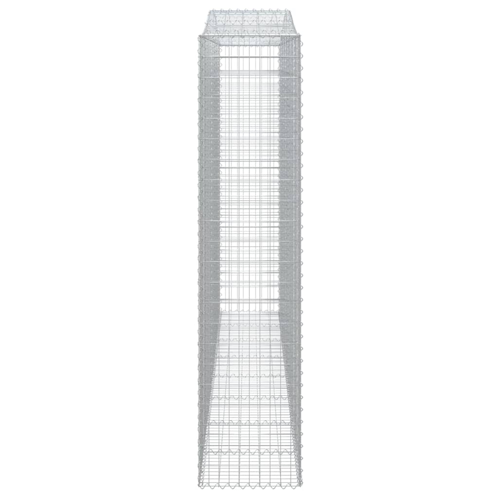 Lučne gabionske košare 3 kom 400x50x220/240cm pocinčano željezo