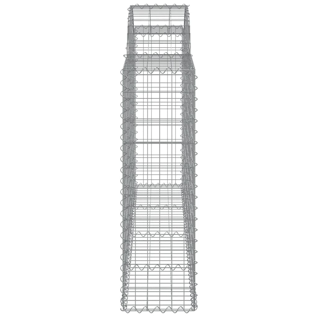 Lučne gabionske košare 8 kom 200x30x100/120cm pocinčano željezo