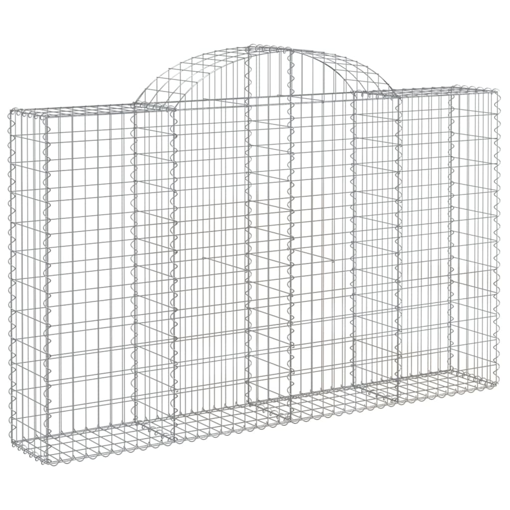 Lučne gabionske košare 14kom 200x30x120/140cm pocinčano željezo