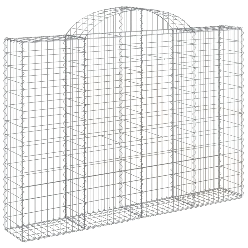 Lučne gabionske košare 3 kom 200x30x40/60 cm pocinčano željezo