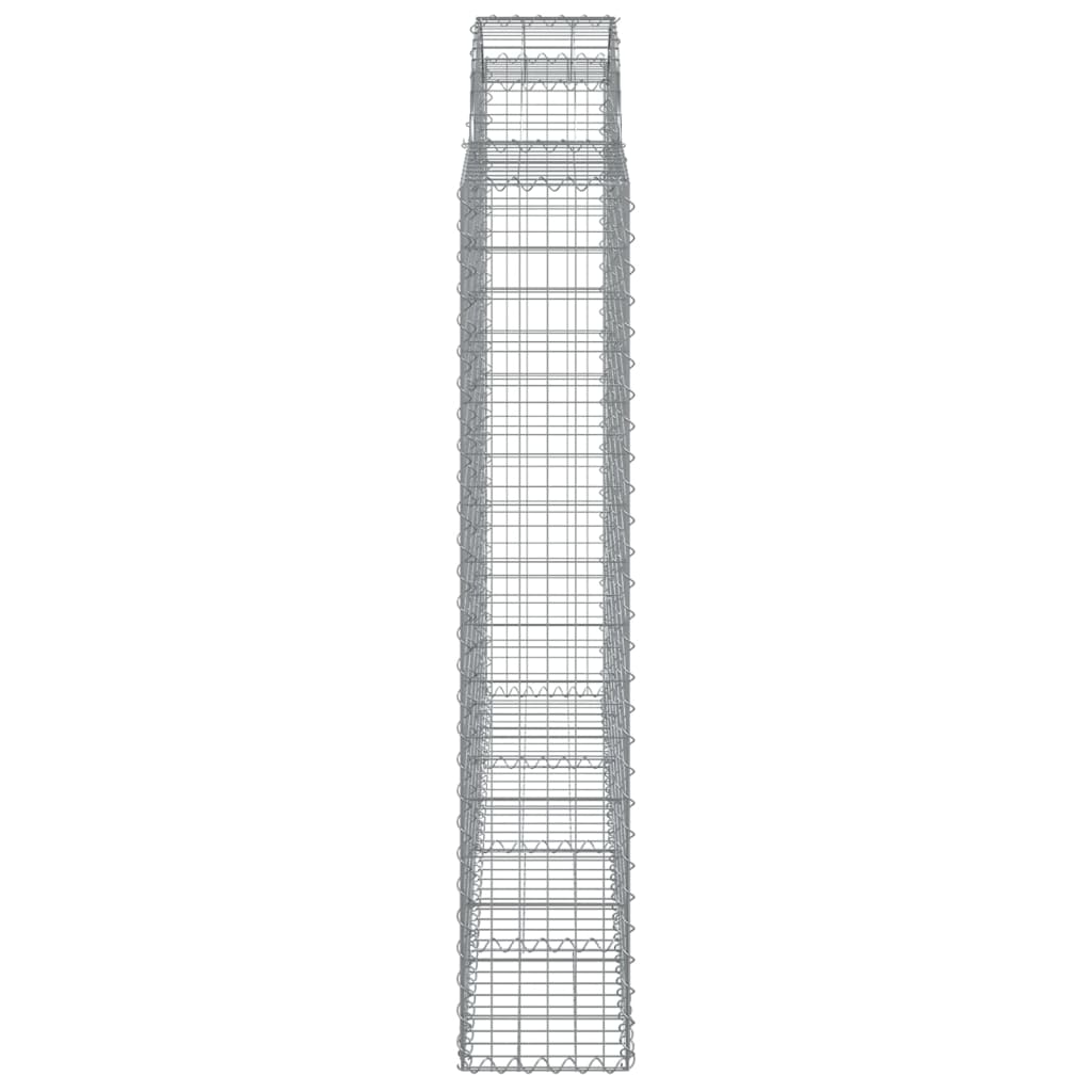 Lučne gabionske košare 3 kom 200x30x160/180cm pocinčano željezo