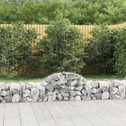 Lučne gabionske košare 7 kom 200x50x40/60 cm pocinčano željezo