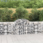 Lučne gabionske košare 7 kom 200x50x80/100 cm pocinčano željezo