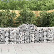 Lučne gabionske košare 13 kom 200x50x80/100cm pocinčano željezo