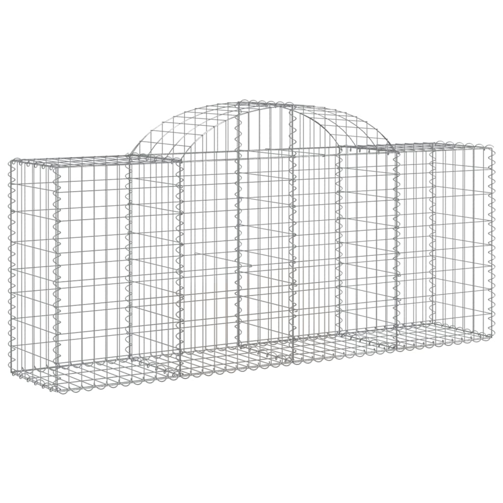Lučne gabionske košare 40 kom 200x50x80/100cm pocinčano željezo