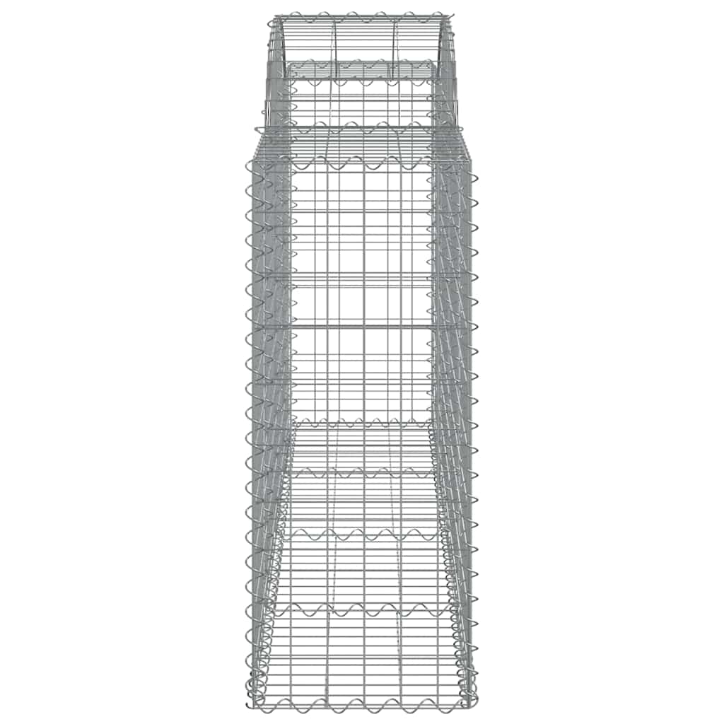 Lučne gabionske košare 8 kom 200x50x100/120cm pocinčano željezo