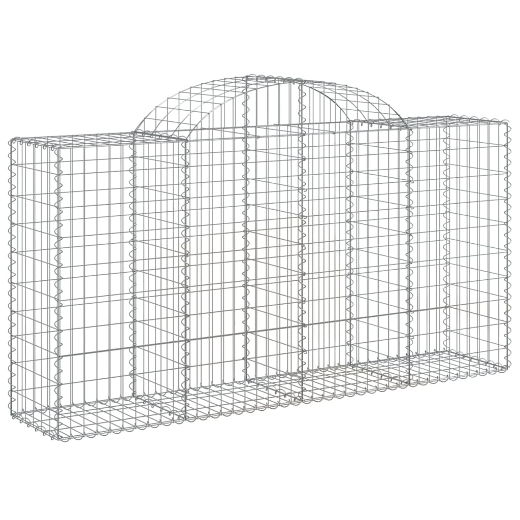Lučne gabionske košare 12kom 200x50x100/120cm pocinčano željezo