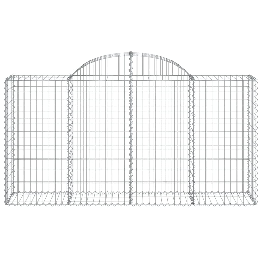 Lučne gabionske košare 12kom 200x50x100/120cm pocinčano željezo