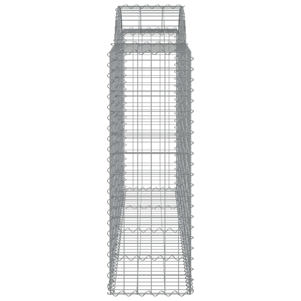 Lučne gabionske košare 5 kom 200x50x120/140cm pocinčano željezo