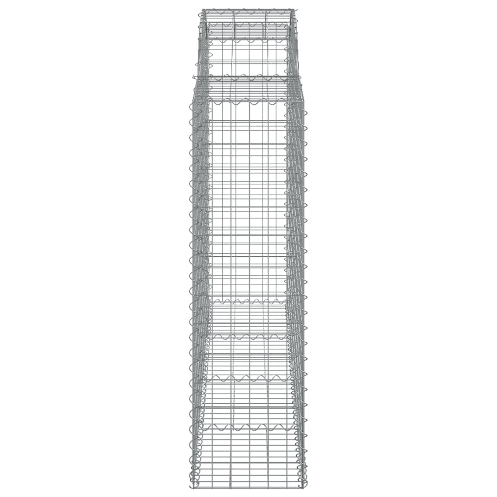 Lučne gabionske košare 6 kom 200x50x140/160cm pocinčano željezo