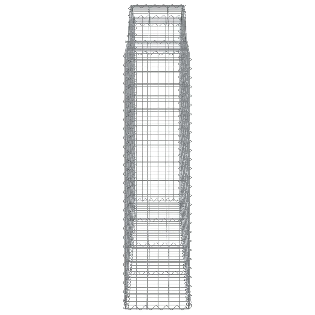 Lučne gabionske košare 10kom 200x50x160/180cm pocinčano željezo