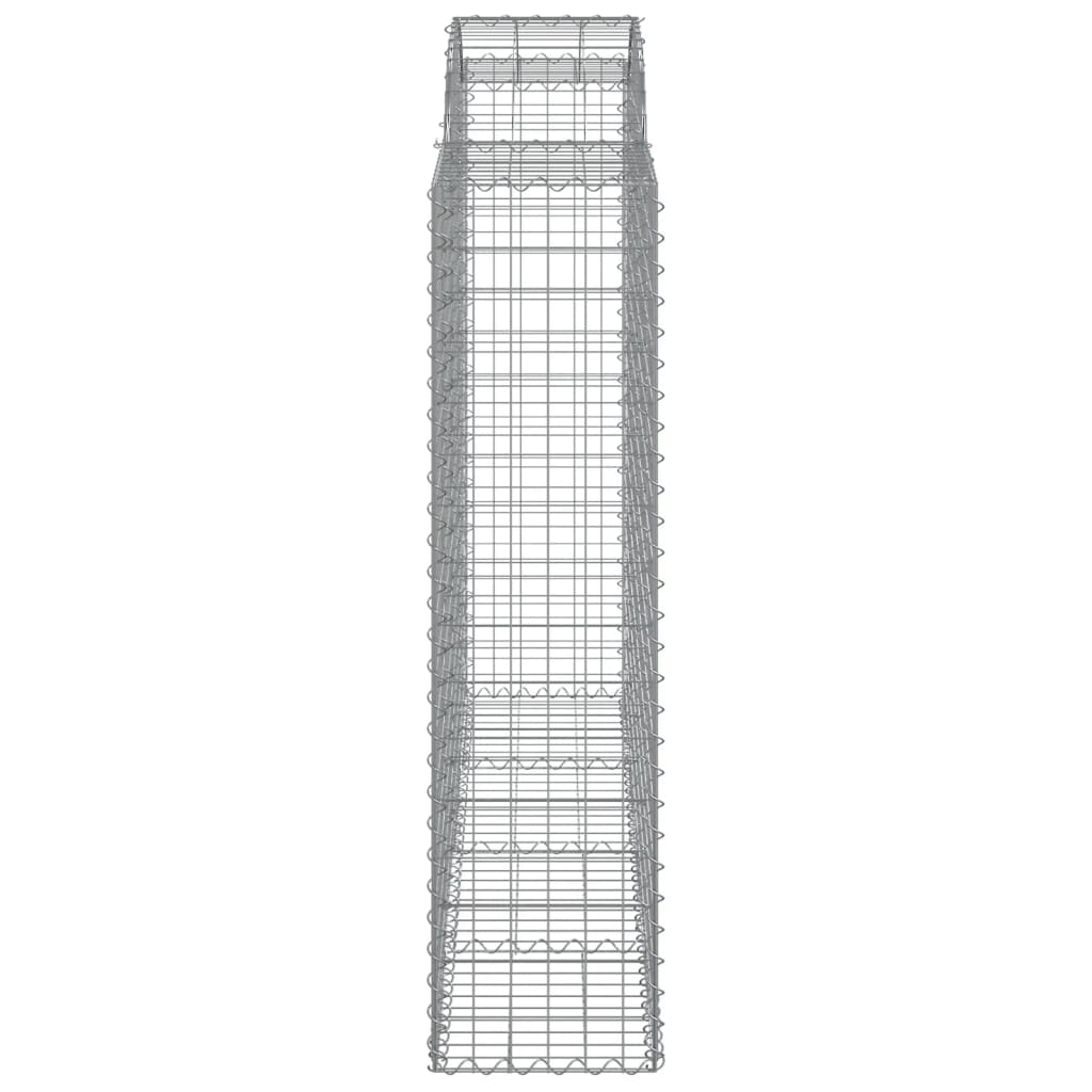 Lučne gabionske košare 18kom 200x50x160/180cm pocinčano željezo