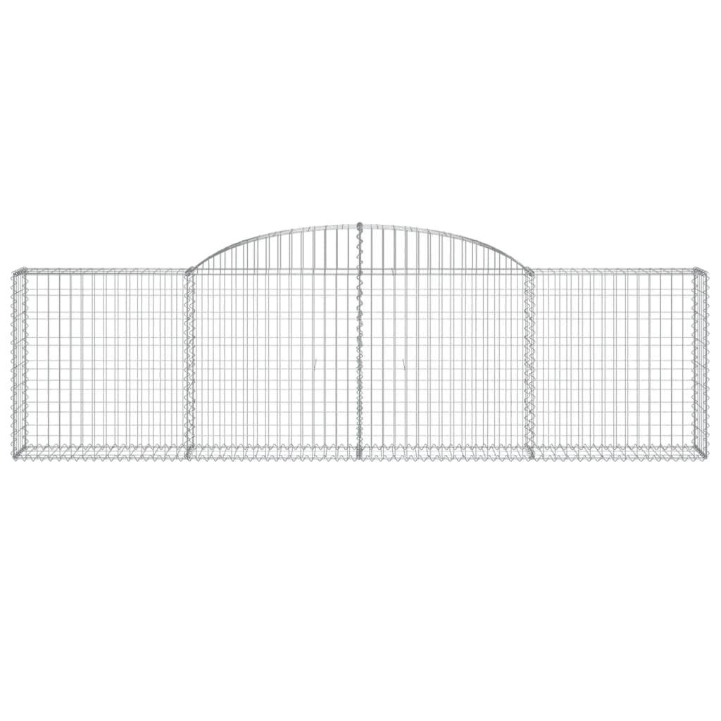 Lučne gabionske košare 30 kom 300x30x80/100cm pocinčano željezo