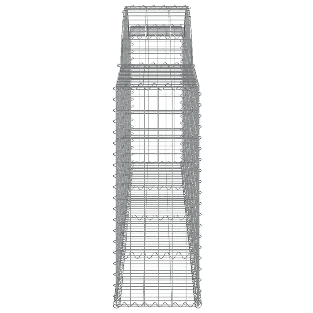 Lučne gabionske košare 30 kom 300x30x80/100cm pocinčano željezo