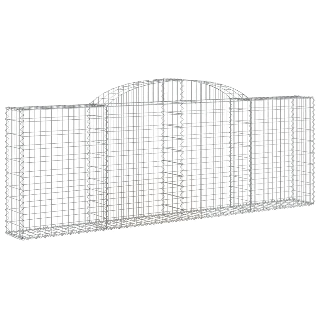 Lučne gabionske košare 17kom 300x30x100/120cm pocinčano željezo
