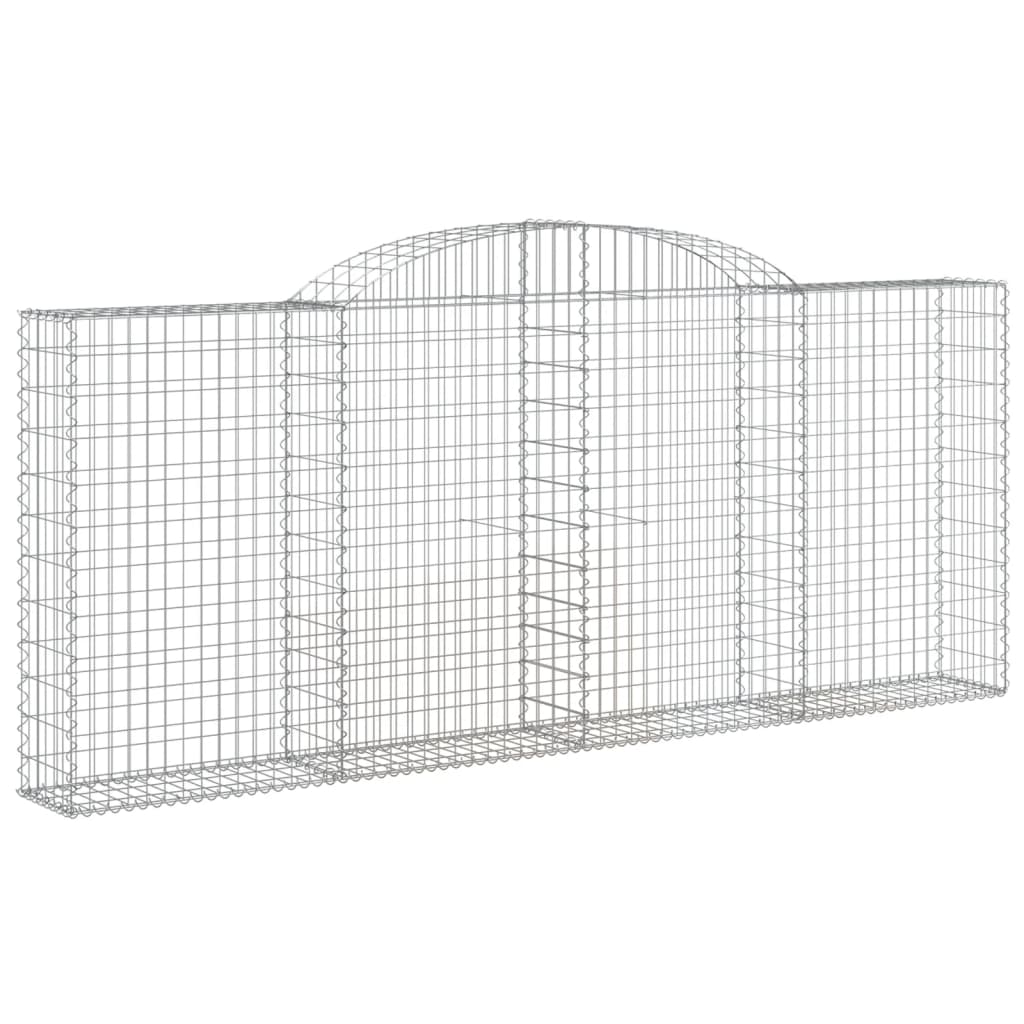 Lučne gabionske košare 12kom 300x30x120/140cm pocinčano željezo