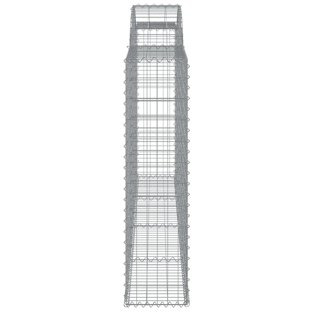 Lučne gabionske košare 12kom 300x30x120/140cm pocinčano željezo