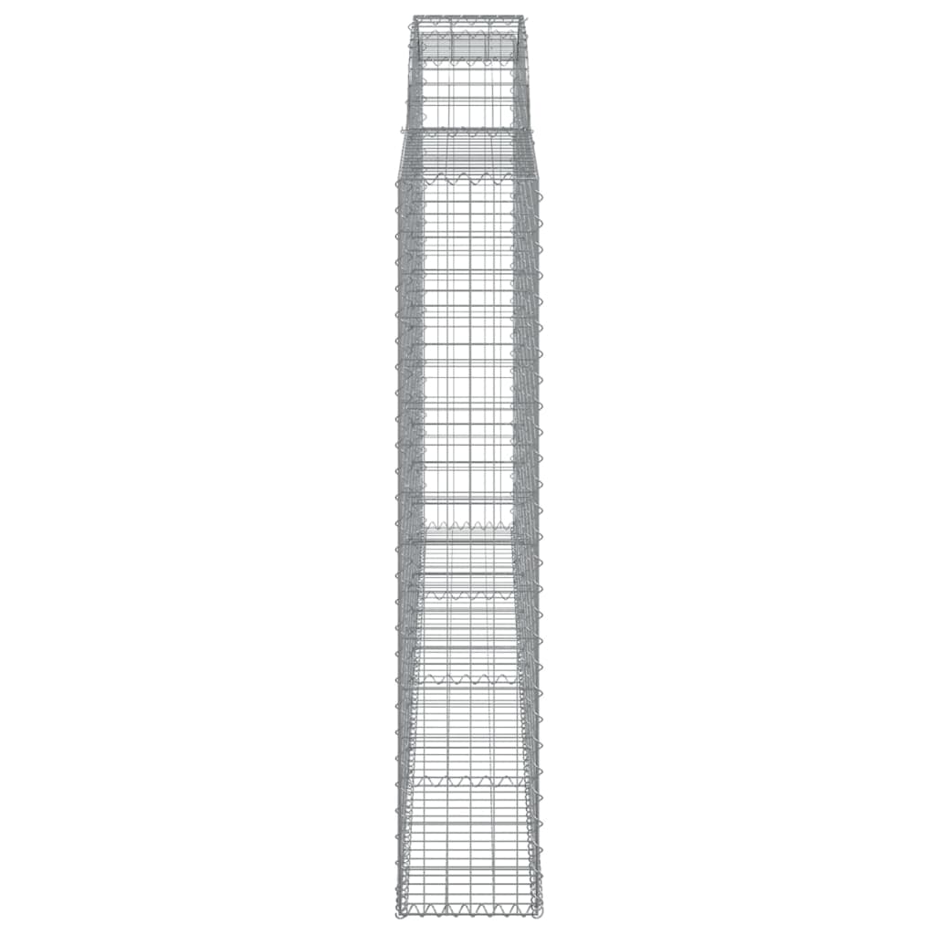 Lučne gabionske košare 4 kom 300x30x160/180cm pocinčano željezo