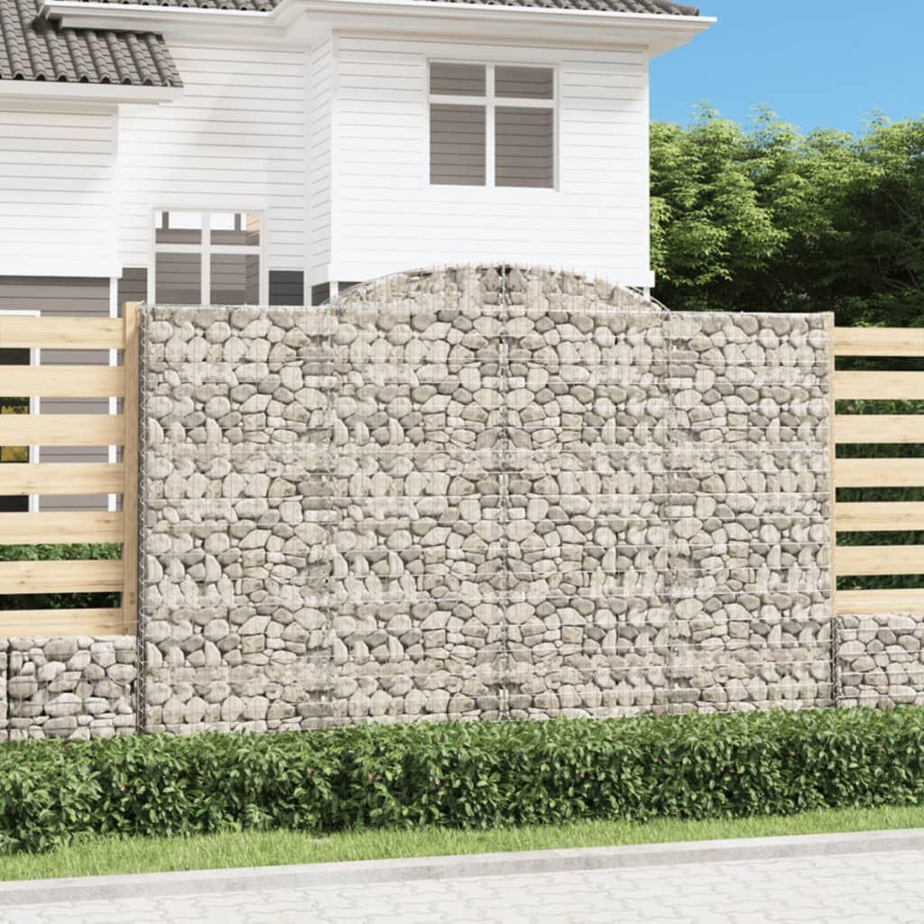 Lučne gabionske košare 2 kom 300x30x200/220cm pocinčano željezo