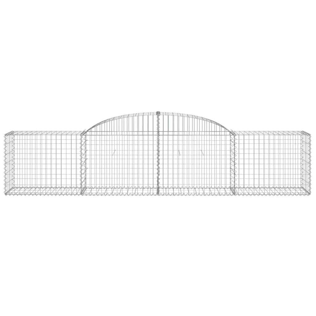 Lučne gabionske košare 6 kom 300x50x60/80 cm pocinčano željezo