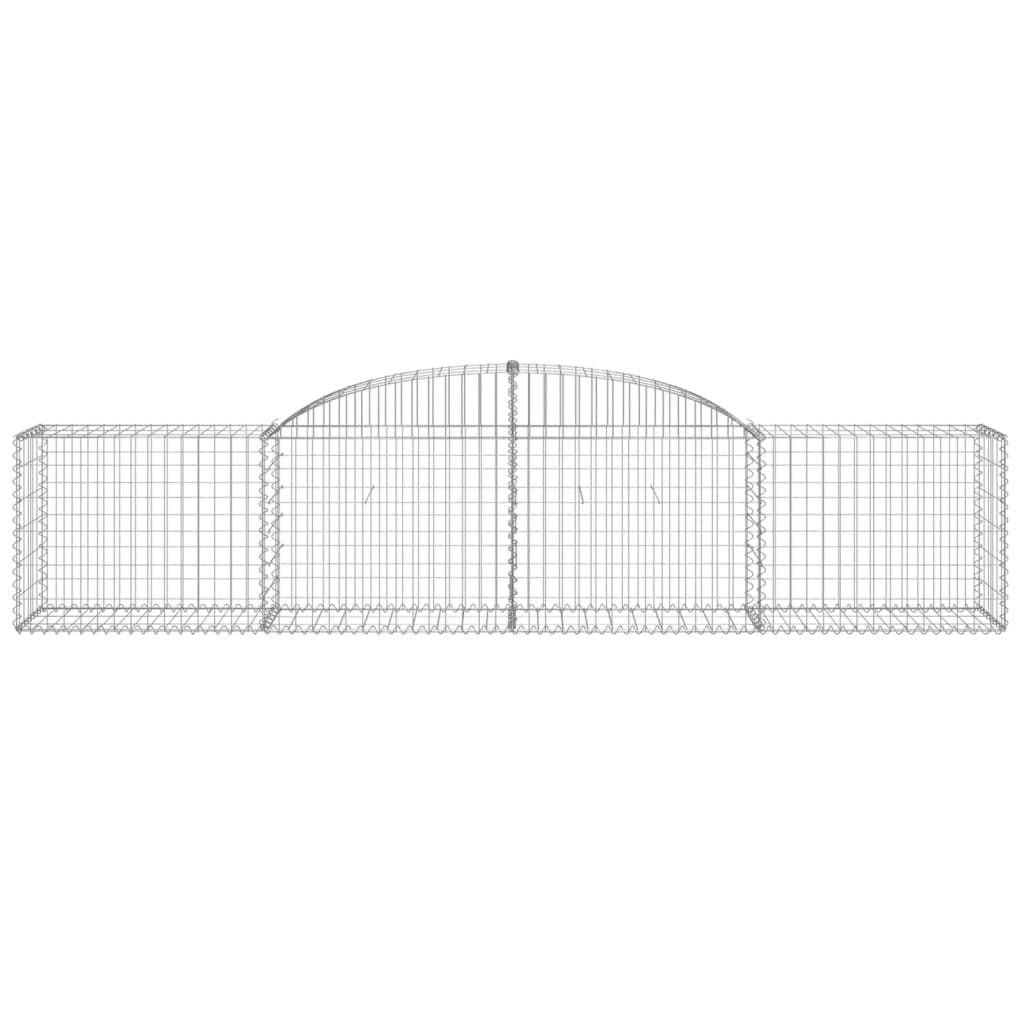 Lučne gabionske košare 20 kom 300x50x60/80 cm pocinčano željezo