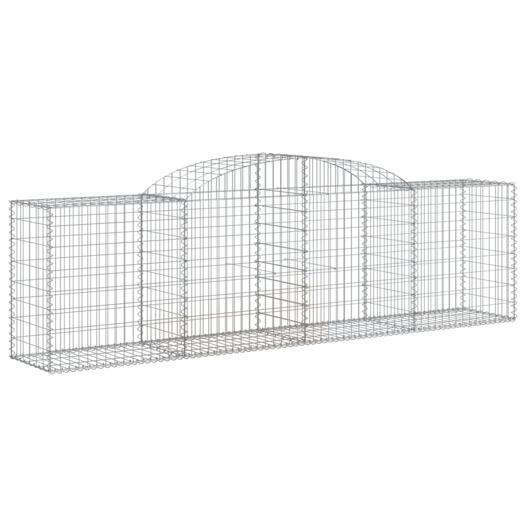 Lučne gabionske košare 25 kom 300x50x80/100cm pocinčano željezo