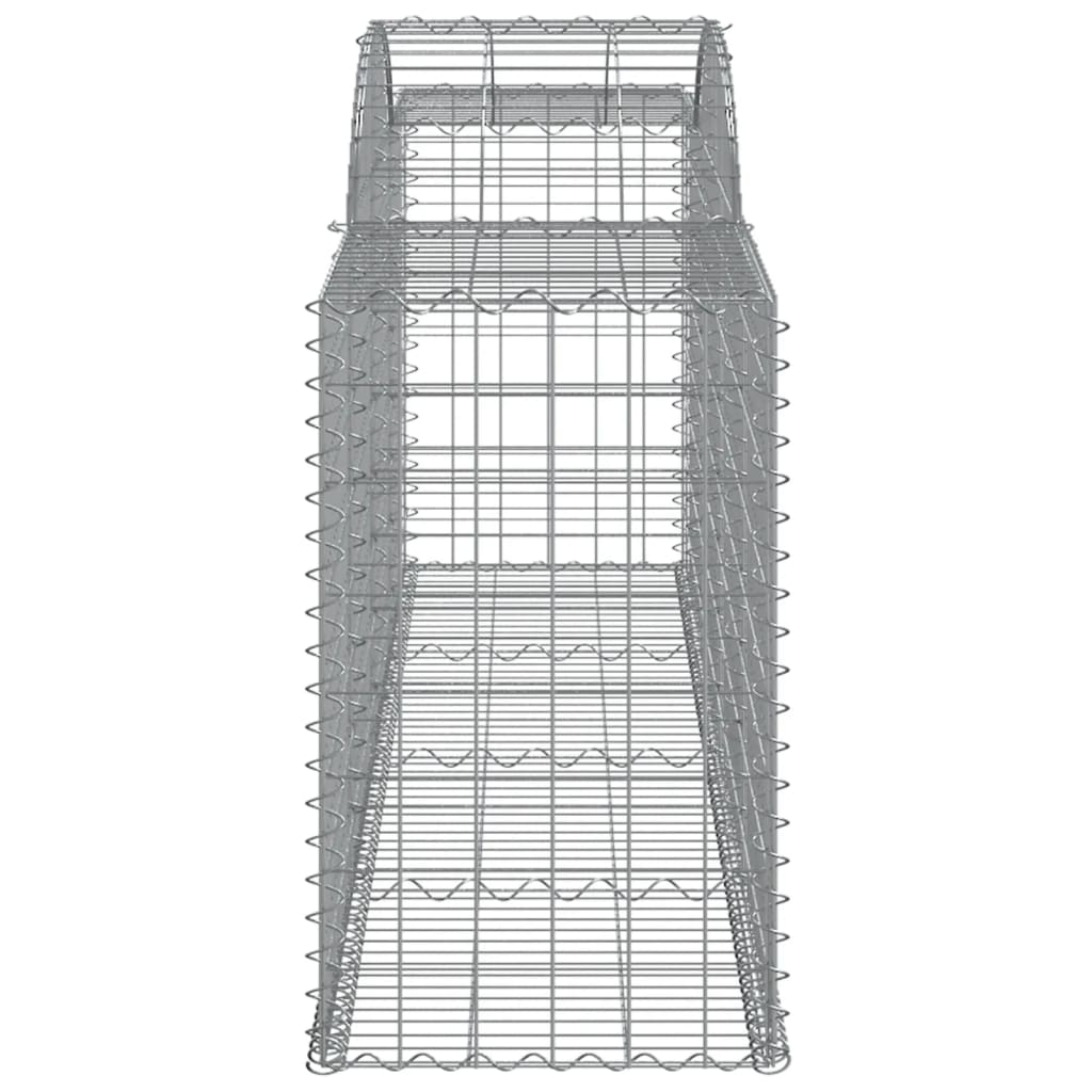 Lučne gabionske košare 25 kom 300x50x80/100cm pocinčano željezo