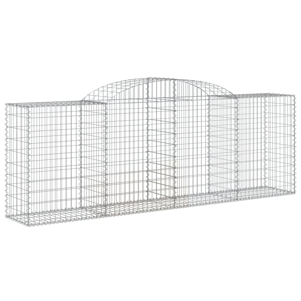 Lučne gabionske košare 17kom 300x50x100/120cm pocinčano željezo
