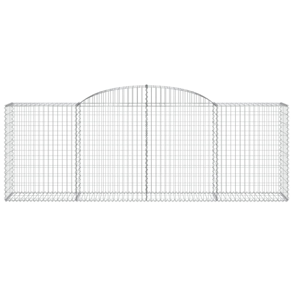 Lučne gabionske košare 17kom 300x50x100/120cm pocinčano željezo