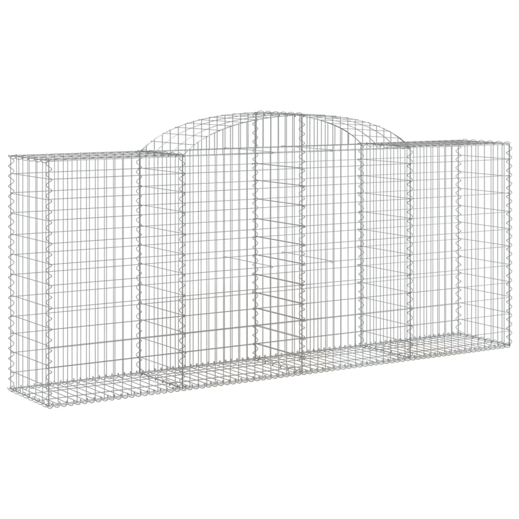 Lučne gabionske košare 5 kom 300x50x120/140cm pocinčano željezo