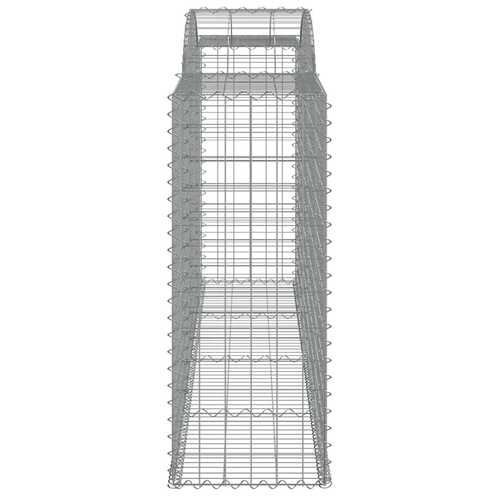 Lučne gabionske košare 5 kom 300x50x120/140cm pocinčano željezo
