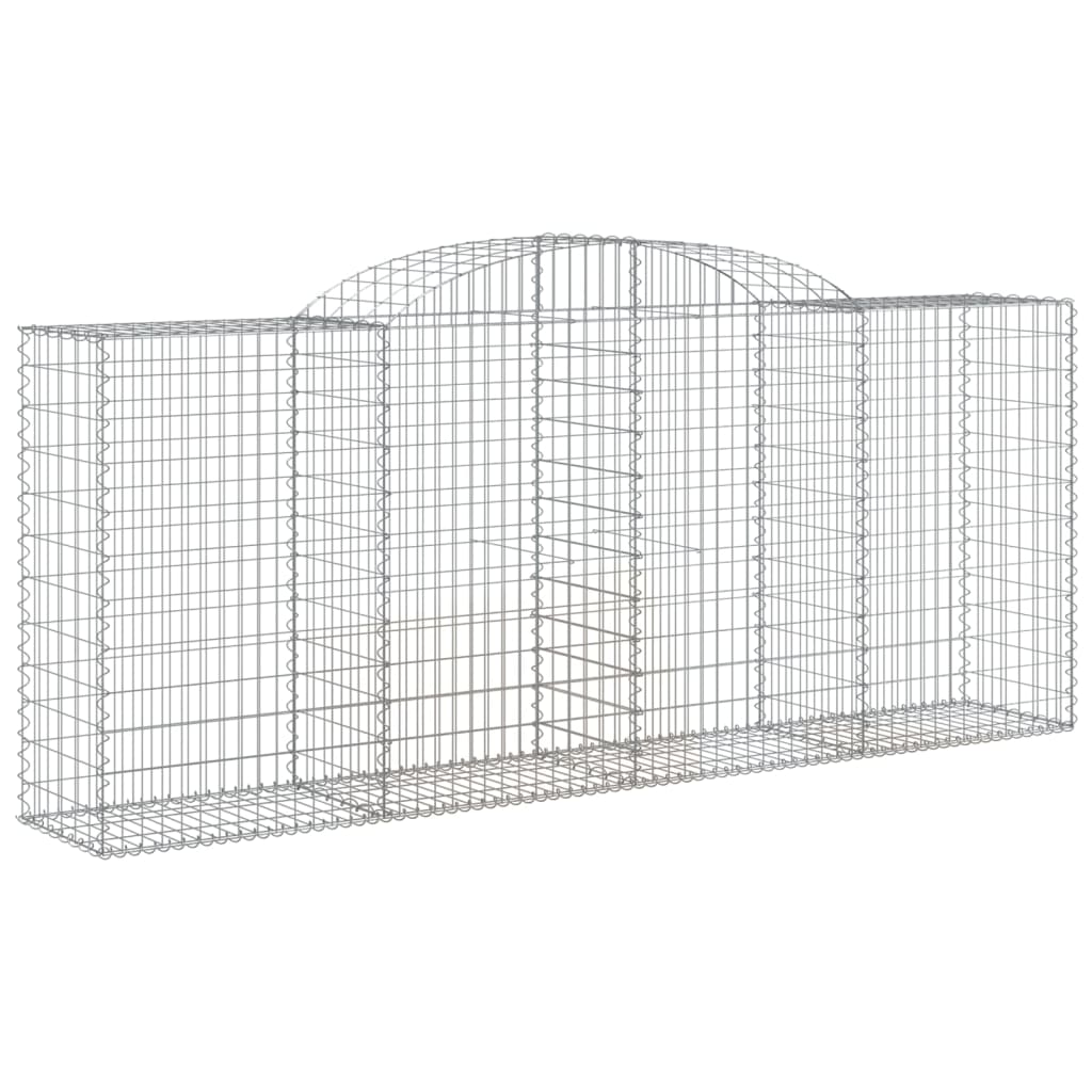 Lučne gabionske košare 6 kom 300x50x120/140cm pocinčano željezo