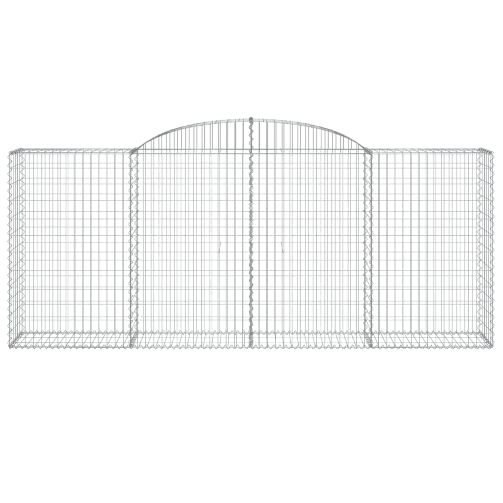 Lučne gabionske košare 6 kom 300x50x120/140cm pocinčano željezo