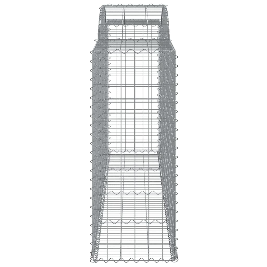 Lučne gabionske košare 6 kom 300x50x120/140cm pocinčano željezo
