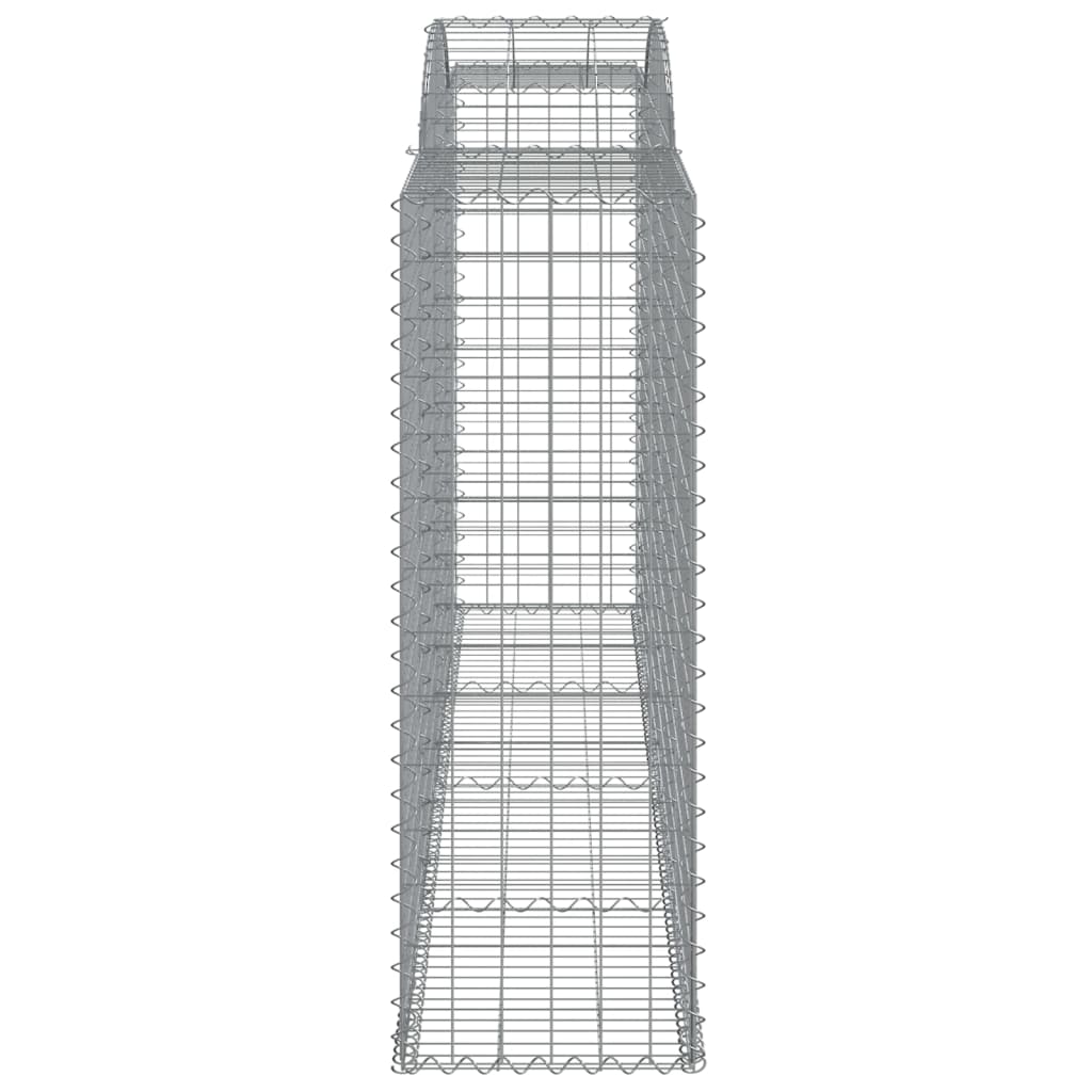 Lučne gabionske košare 5 kom 300x50x140/160cm pocinčano željezo