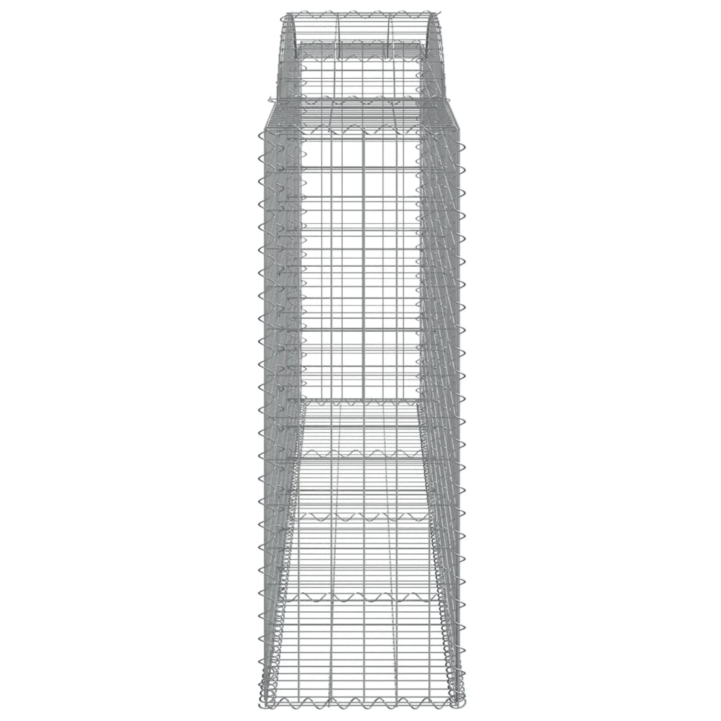 Lučne gabionske košare 7 kom 300x50x140/160cm pocinčano željezo