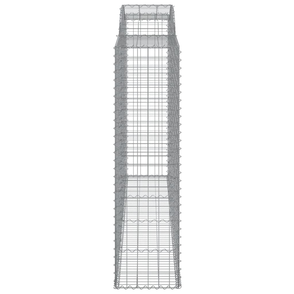 Lučne gabionske košare 5 kom 300x50x180/200cm pocinčano željezo