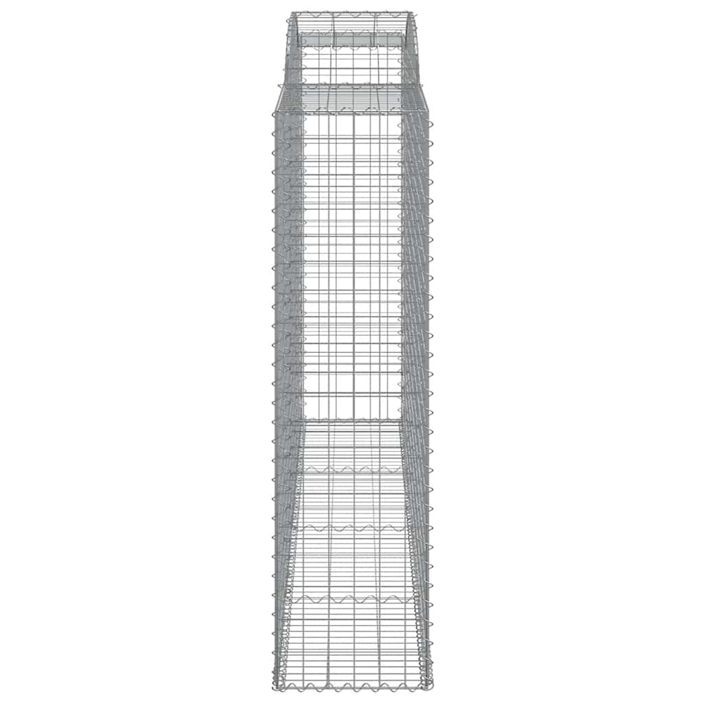 Lučne gabionske košare 15kom 300x50x180/200cm pocinčano željezo